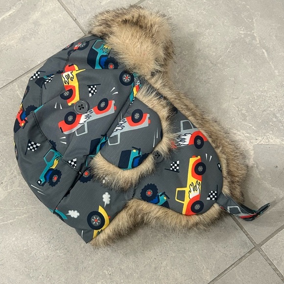 NWT The Children's Place Boys and Toddler Winter Trapper Kids Hat with Earflaps - Picture 3 of 8